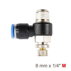 Flow Control Swiv. Elbow Pu 8mm X 1/4